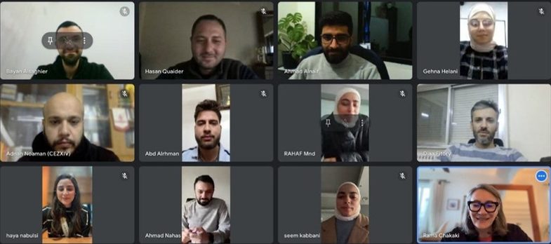 Online meetup with members