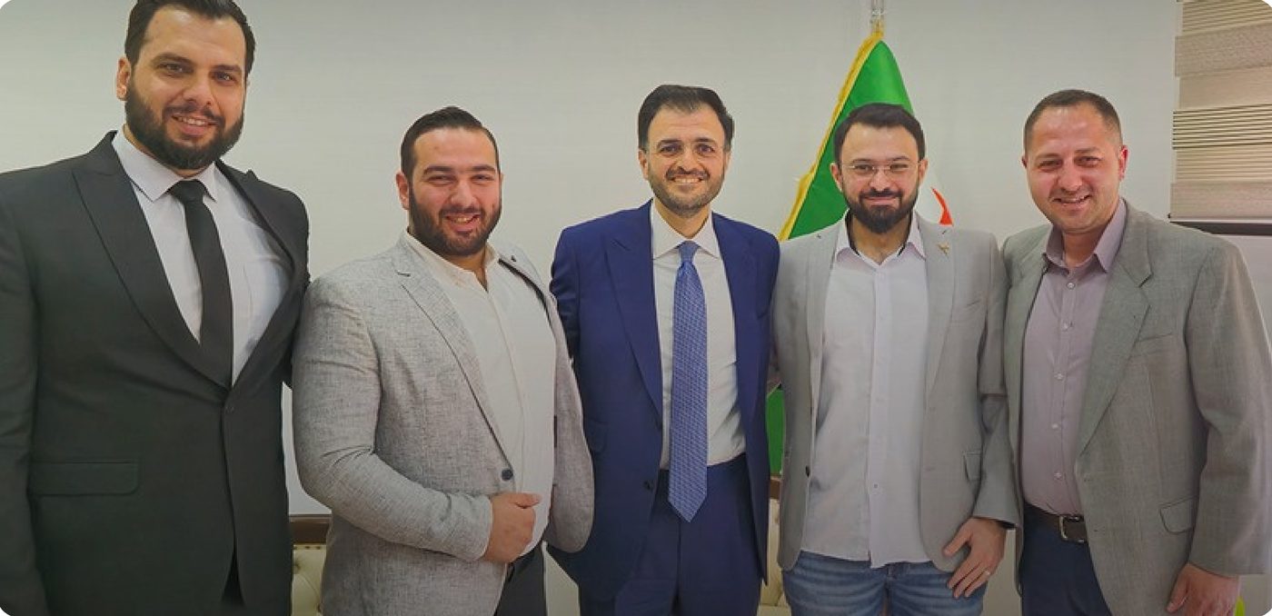 AoSEn delegation at a formal government meeting